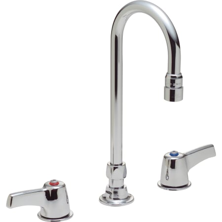 Delta Double Handle 1.5GPM Ceramic Disc Below Deckmount Kitchen Faucet with Lever Blade Handles Gooseneck Spout and Vandal Resistant Aerator from the Commercial Series Chrome