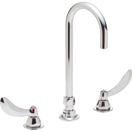 Delta Double Handle 1.5GPM Ceramic Disc Below Deckmount Kitchen Faucet with Blade Handles and Gooseneck Spout from the Commercial Series Chrome