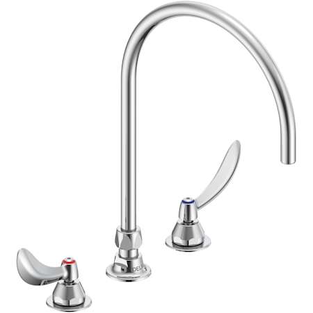 Delta 27C2 1.5 GPM Widespread Bathroom Faucet Chrome