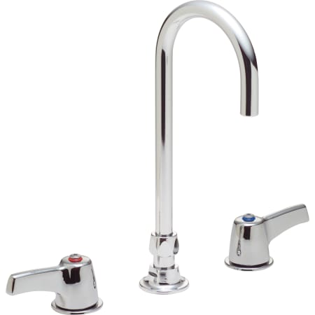 Delta Double Handle 1.5GPM Ceramic Disc Below Deckmount Kitchen Faucet with Lever Blade Handles and Smooth End Gooseneck Spout from the Commercial Series Chrome