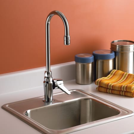 Delta-27C633-Installed Faucet in Chrome