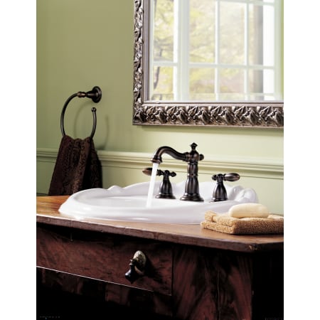 Delta-3555LF-216-Running Faucet in Venetian Bronze