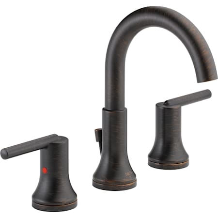 Delta Trinsic Widespread Bathroom Faucet with Metal Drain Assembly - Includes Lifetime Warranty Venetian Bronze