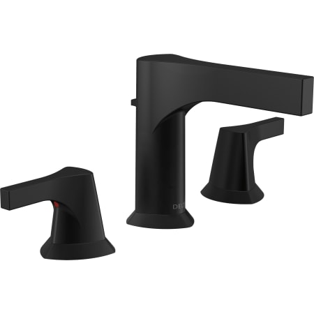 Delta Zura Widespread Bathroom Faucet with Drain Assembly - Includes Lifetime Warranty Matte Black