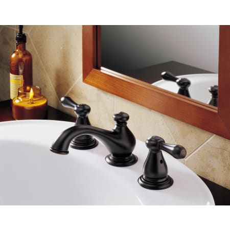 Delta-3578LF-278-Installed Faucet in Venetian Bronze