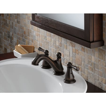 Delta-35902LF-Installed Faucet in Venetian Bronze