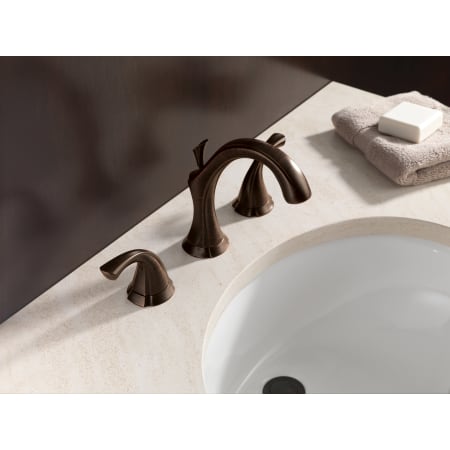 Delta-3592LF-Overview of Faucet in Venetian Bronze