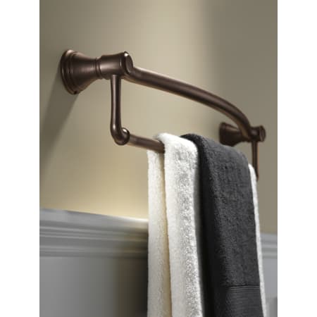 Delta-41319-Installed Towel and Assist Bar in Venetian Bronze