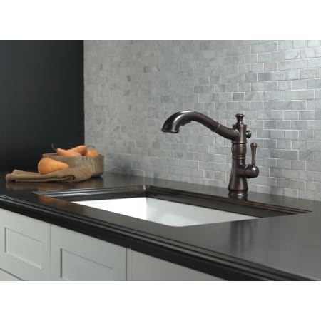 Delta-4197-DST-Installed Faucet in Venetian Bronze