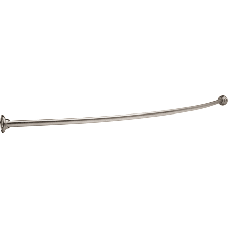 Delta 58"-62" Adjustable Curved Wall Mounted Shower Curtain Rod Chrome