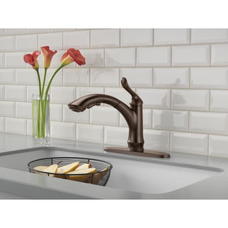 Delta-4353T-DST-Installed Faucet in Venetian Bronze