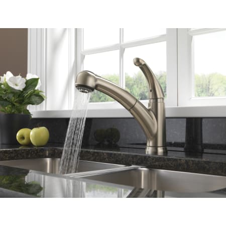 Delta-467-DST-Running Faucet in Brilliance Stainless