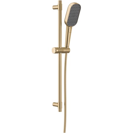 Delta Universal Showering 1.75 GPM Multi Function Hand Shower Package - Includes Slide Bar and Hose Lumicoat Champagne Bronze