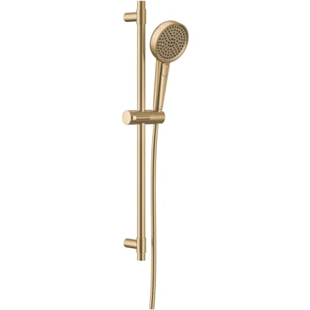 Delta Universal Showering 1.75 GPM Multi Function Hand Shower Package - Includes Slide Bar and Hose Lumicoat Champagne Bronze