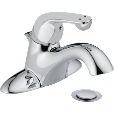 Delta Centerset Bathroom Faucet with Diamond Seal Technology - Free Drain Assembly with purchase Chrome