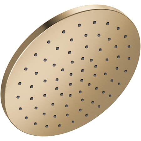 Delta Universal Showering 1.75 GPM Single Function Rain Shower Head with Lumicoat Lumicoat Champagne Bronze