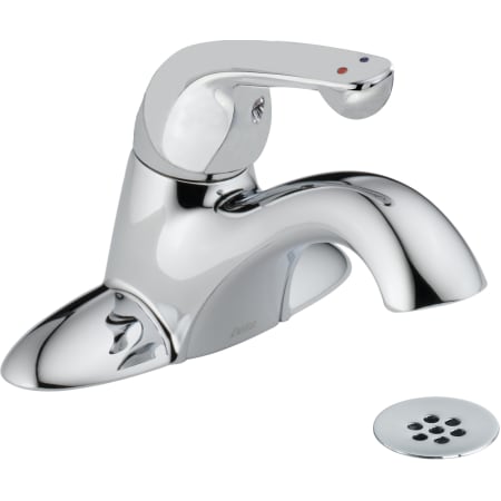 Delta Centerset Bathroom Faucet with Diamond Seal Technology - Free Drain Assembly with purchase Chrome