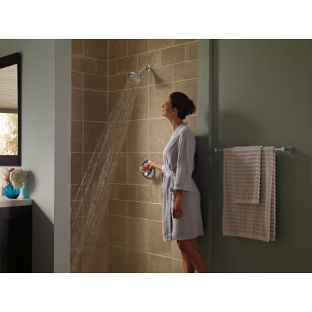Delta-52646-PK-Handshower in Use in Chrome