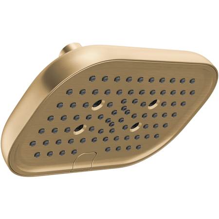 Delta Universal Showering 9" 1.75 GPM Multi Function Rain Shower Head Lumicoat Champagne Bronze