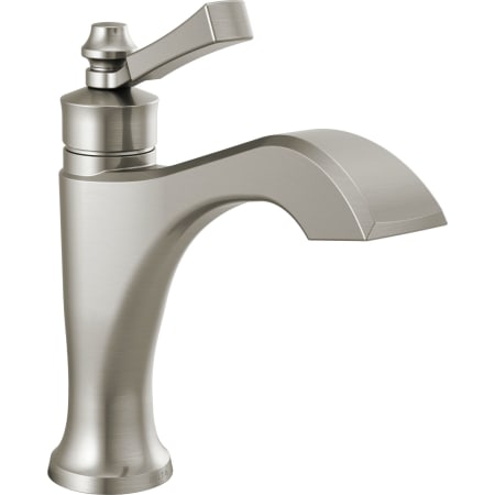 Delta Dorval 1.2 GPM Single Hole Bathroom Faucet with Lever Handle - Less Drain Assembly Brilliance Stainless