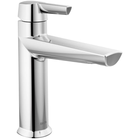 Delta Galeon 1.2 GPM Single Hole Bathroom Faucet Less Drain Assembly Lumicoat Chrome