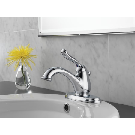 Delta-578-DST-Installed Faucet in Chrome