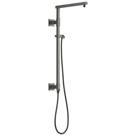 Delta Emerge 26" Angular Shower Column with Hose and Integrated Diverter - Less Shower Head and Hand Shower Black Stainless