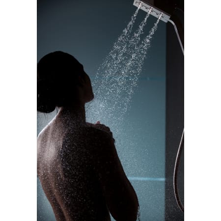 Delta-58470-Shower Head in Use in Chrome