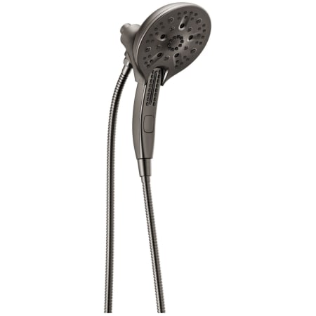 Delta In2ition 1.75 GPM Multi Function 2-in1 Shower Head and Hand Shower Black Stainless