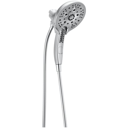 Delta Universal Showering In2ition 1.75 GPM Multi Function Shower Head with Touch-Clean, MagnaTite, and H2Okinetic Technology Lumicoat Chrome