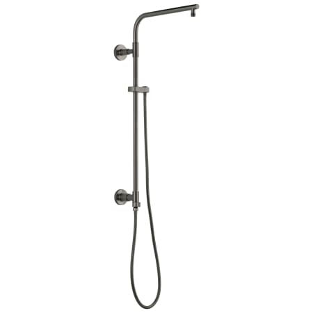 Delta Emerge 26" Round Shower Column with Hose and Integrated Diverter - Less Shower Head and Hand Shower Black Stainless