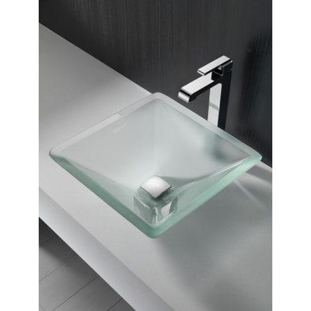 Delta-72174-Installed Faucet in Chrome