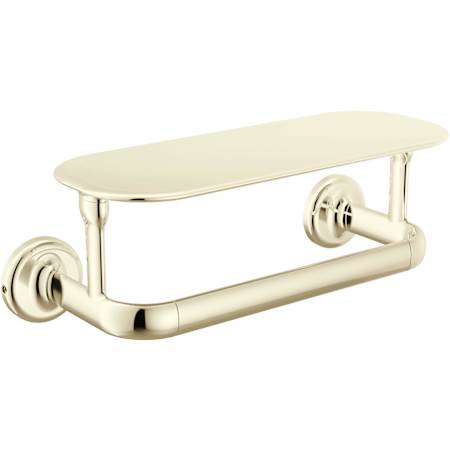 Delta Bonacci 8" Towel Bar with Shelf Brilliance Polished Nickel