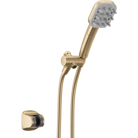 Delta VersaCurl 1.75 GPM Detangling Shower Tool - Includes Hose and Holder Champagne Bronze