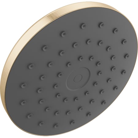 Delta PivotPro 1.75 GPM Single Function Raincan Shower Head with Touch-Clean Spray Face Champagne Bronze