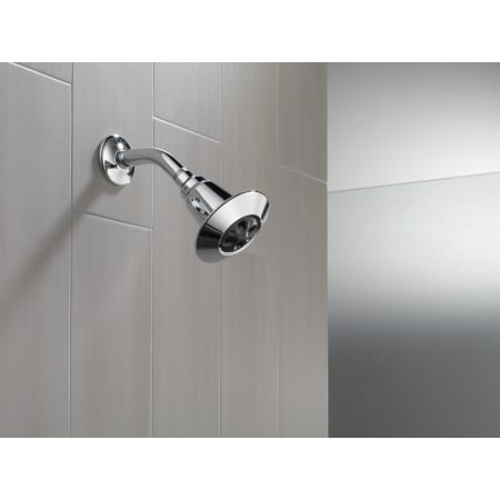 Delta-75152-Installed Shower Head in Chrome