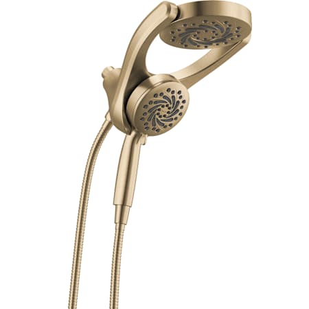 Delta HydroRain 1.75 GPM 2-in1 Shower Head and Hand Shower with ProClean Spray Champagne Bronze