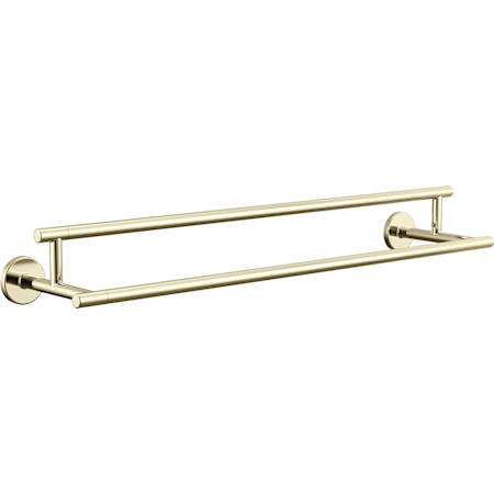 Delta Trinsic 24" Wall Mounted Double Towel Bar Brilliance Polished Nickel