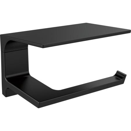 Delta Pivotal 7" Tissue Holder with Shelf Matte Black