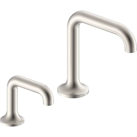 Delta Driftex 0.35 GPM Proximity Faucet with Soap Dispenser - Battery, Less Mixing Valve Brilliance Stainless