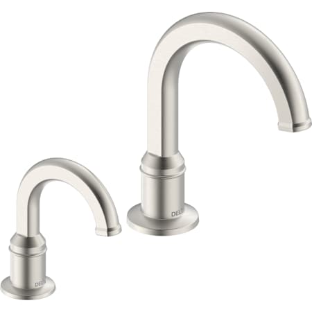 Delta Rustica 1 GPM Proximity Faucet with Soap Dispenser - Battery, Less Mixing Valve Brilliance Stainless