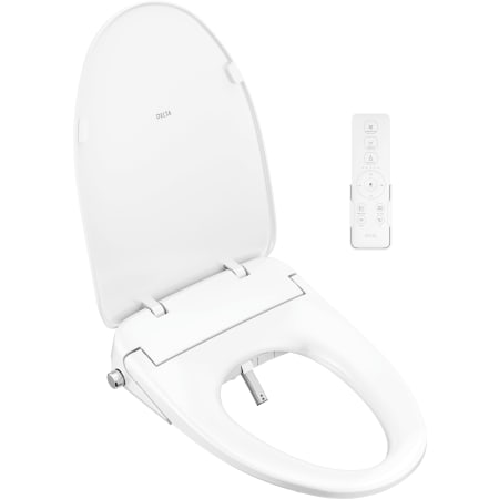 Delta Refresh Premium Elongated Electric Bidet Toilet Seat with Remote White