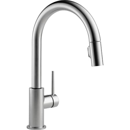 Delta Trinsic Pull-Down Kitchen Faucet with Magnetic Docking Spray Head - Includes Lifetime Warranty Arctic Stainless