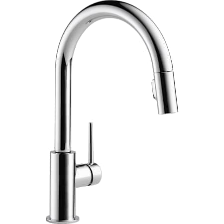 Delta Trinsic Pull-Down Kitchen Faucet with Magnetic Docking Spray Head - Includes Lifetime Warranty Chrome