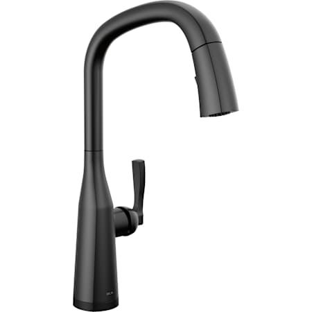 Delta Stryke 1.8 GPM Single Hole Pull Down Touchless Kitchen Faucet with Touch2O, MagnaTite, Diamond Seal and Touch-Clean Technologies Matte Black