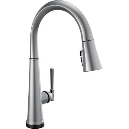 Delta Emmeline 1.8 GPM Single Hole Pull Down Touchless Kitchen Faucet with Touch2O, ShieldSpray, MagnaTite, Diamond Seal and Touch-Clean Technologies Lumicoat Arctic Stainless