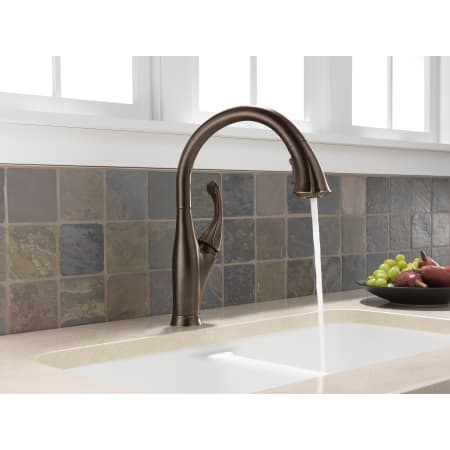 Delta-9192-DST-Running Faucet in Venetian Bronze