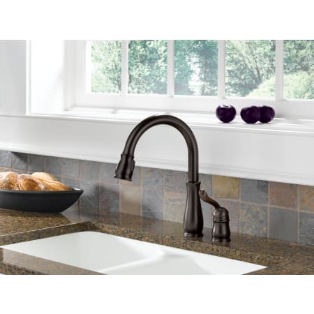 Delta-978-WE-DST-Installed Faucet in Venetian Bronze