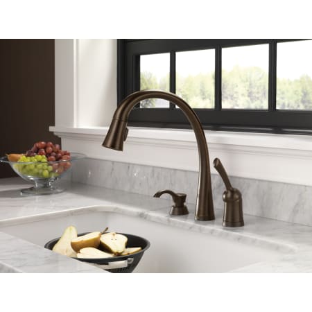 Delta-980T-DST-Installed Faucet in Venetian Bronze