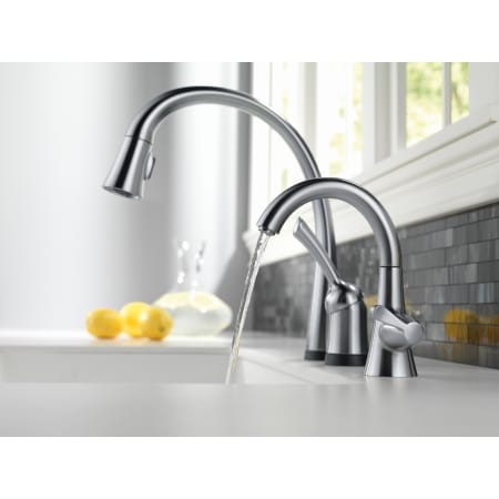 Delta-980T-DST-Running Faucet in Arctic Stainless